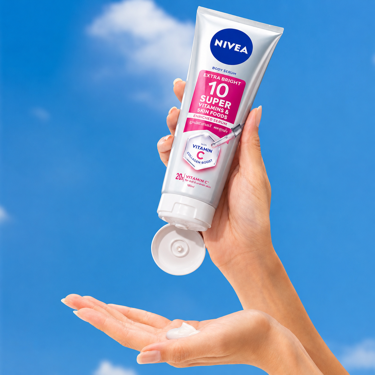 NIVEA Extra Bright 10 Super Vitamins & Skin Foods Body Serum – Vitamin C